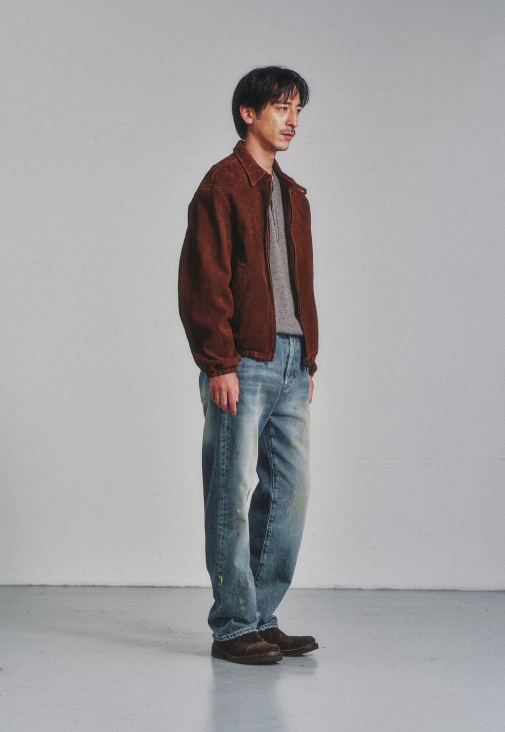 Art if acts - Painted Regular 5P Denim Pants (Used Indigo) product image 3 | TRAB K-Fashion Australia