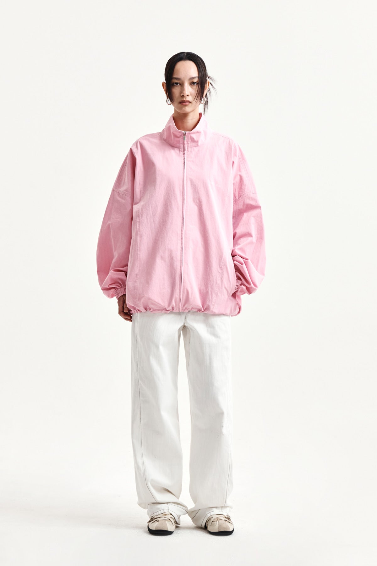 Matin Kim - Back Logo High Neck Jumper (Pink) product image 9 | TRAB K-Fashion Australia