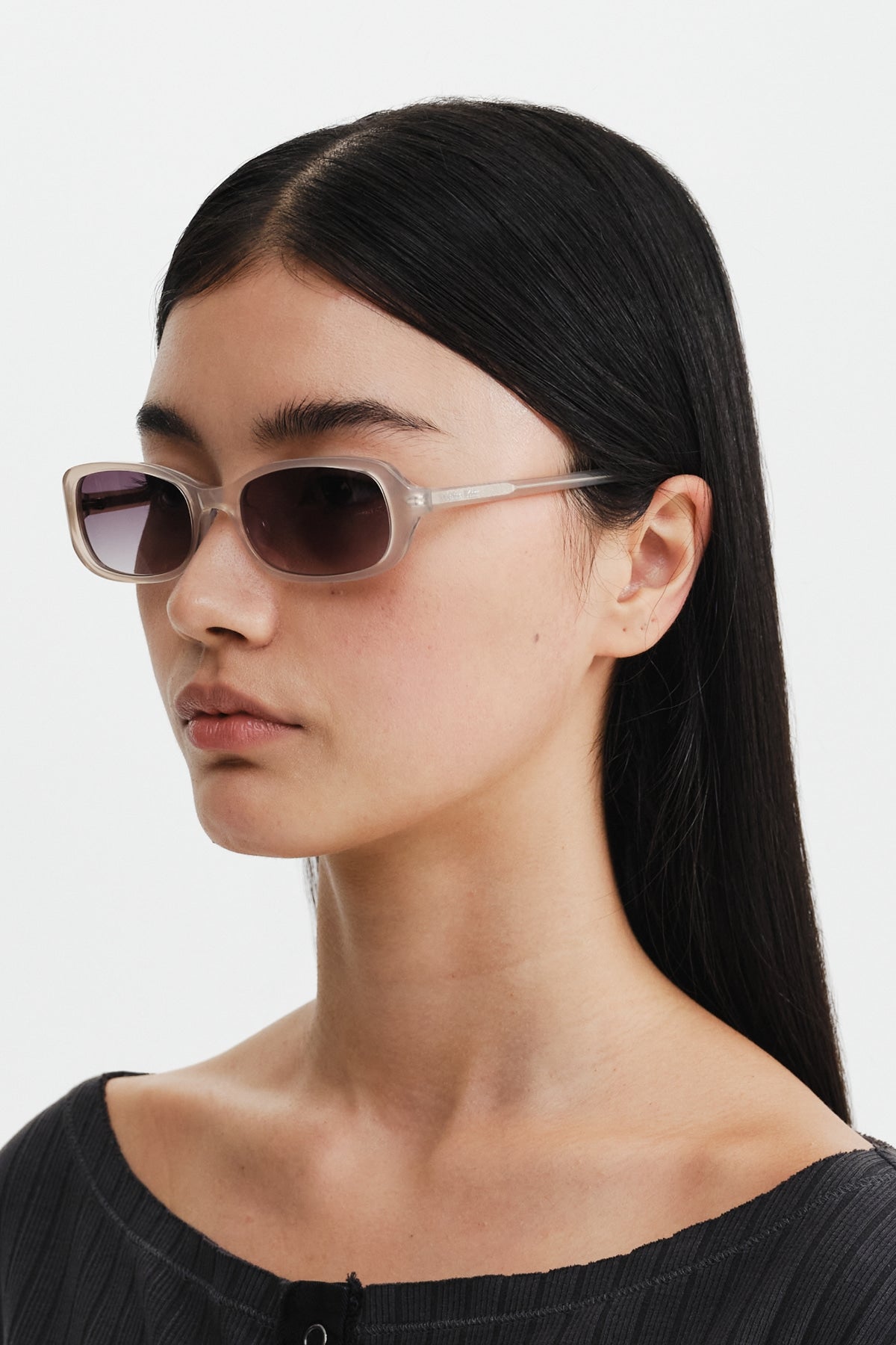 Matin Kim - Matin Soft Square Sunglasses (Light Beige) product image 8 | TRAB K-Fashion Australia