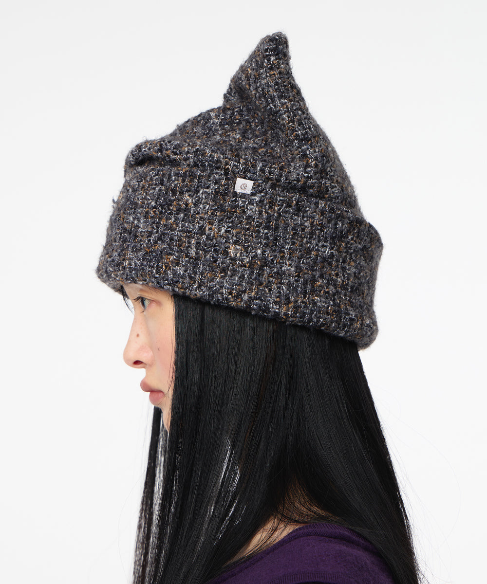 Coyseio - Reversible Wide Cat Beanie (Grey) product image 5 | TRAB K-Fashion Australia