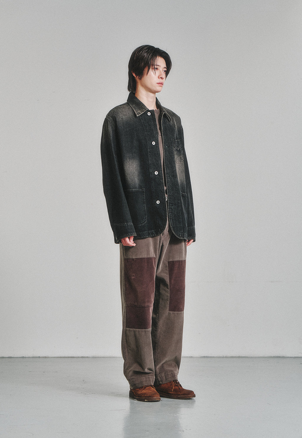 Art if acts - Denim Western Coverall Jacket (Used Black) product image 3 | TRAB K-Fashion Australia