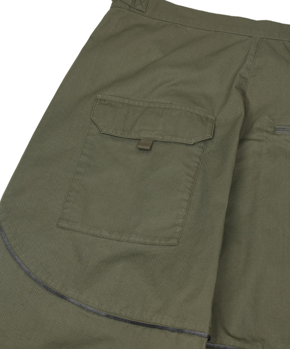 Coyseio - Washed Strap Line Pants (Khaki) product image 15 | TRAB K-Fashion Australia