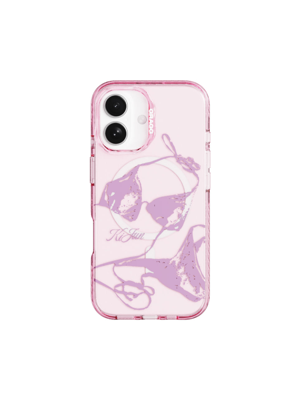 Kijun - MAGSAFE LAYERS FRAME CASE CLEAR PINK AFTER SWIM product image 4 | TRAB K-Fashion Australia