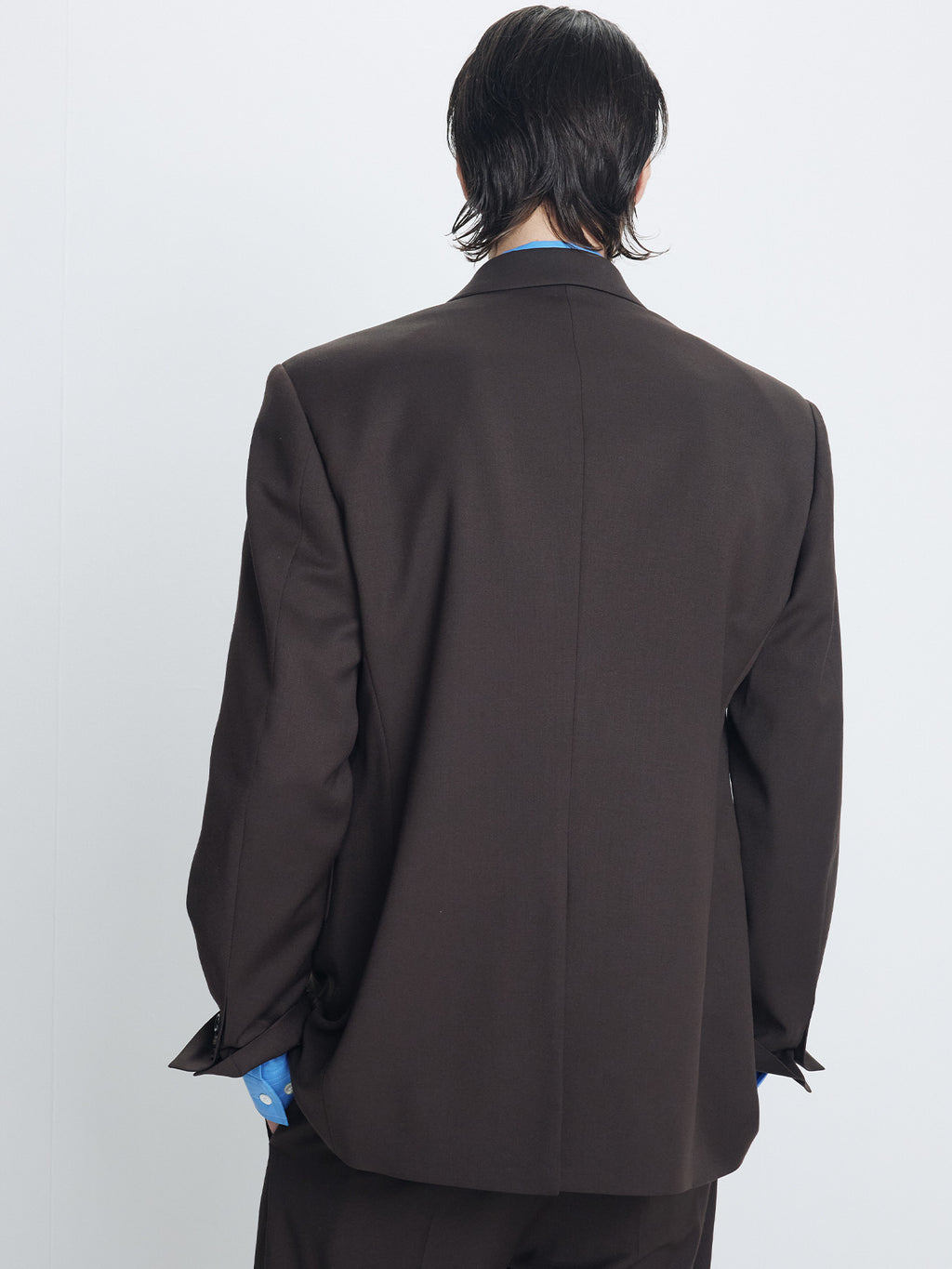 Tonywack - Wool Blend Tailored Blazer (Deep Brown) product image 6 | TRAB K-Fashion Australia