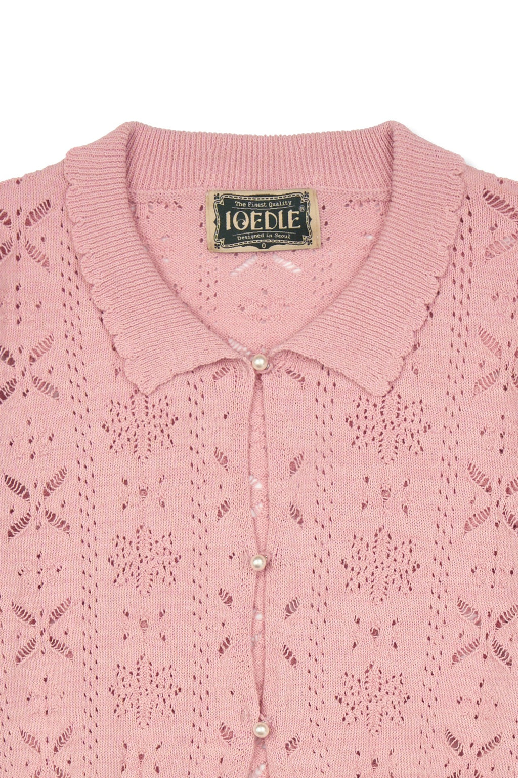 Ioedle - Flower Bomb Knit Cardigan (Pink) product image 5 | TRAB K-Fashion Australia