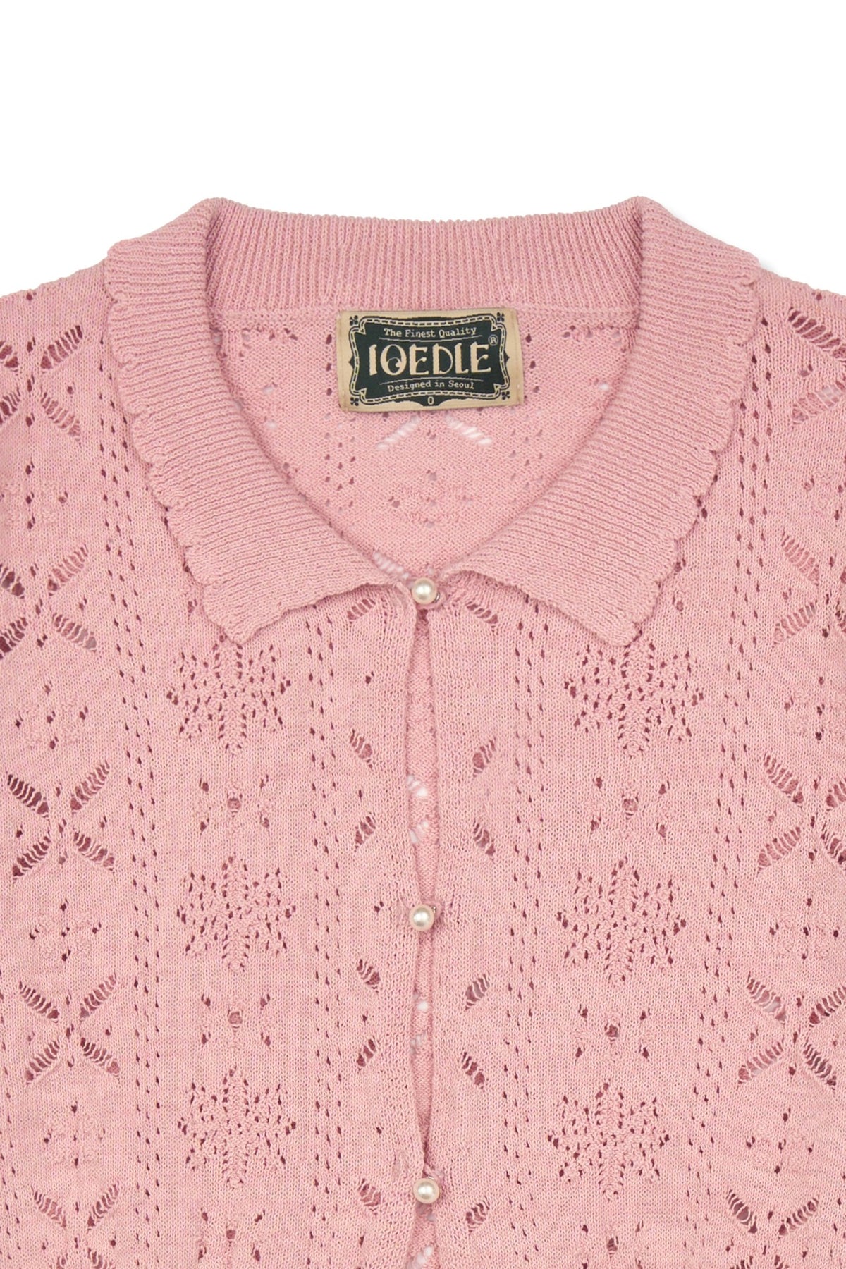 Ioedle - Flower Bomb Knit Cardigan (Pink) product image 5 | TRAB K-Fashion Australia