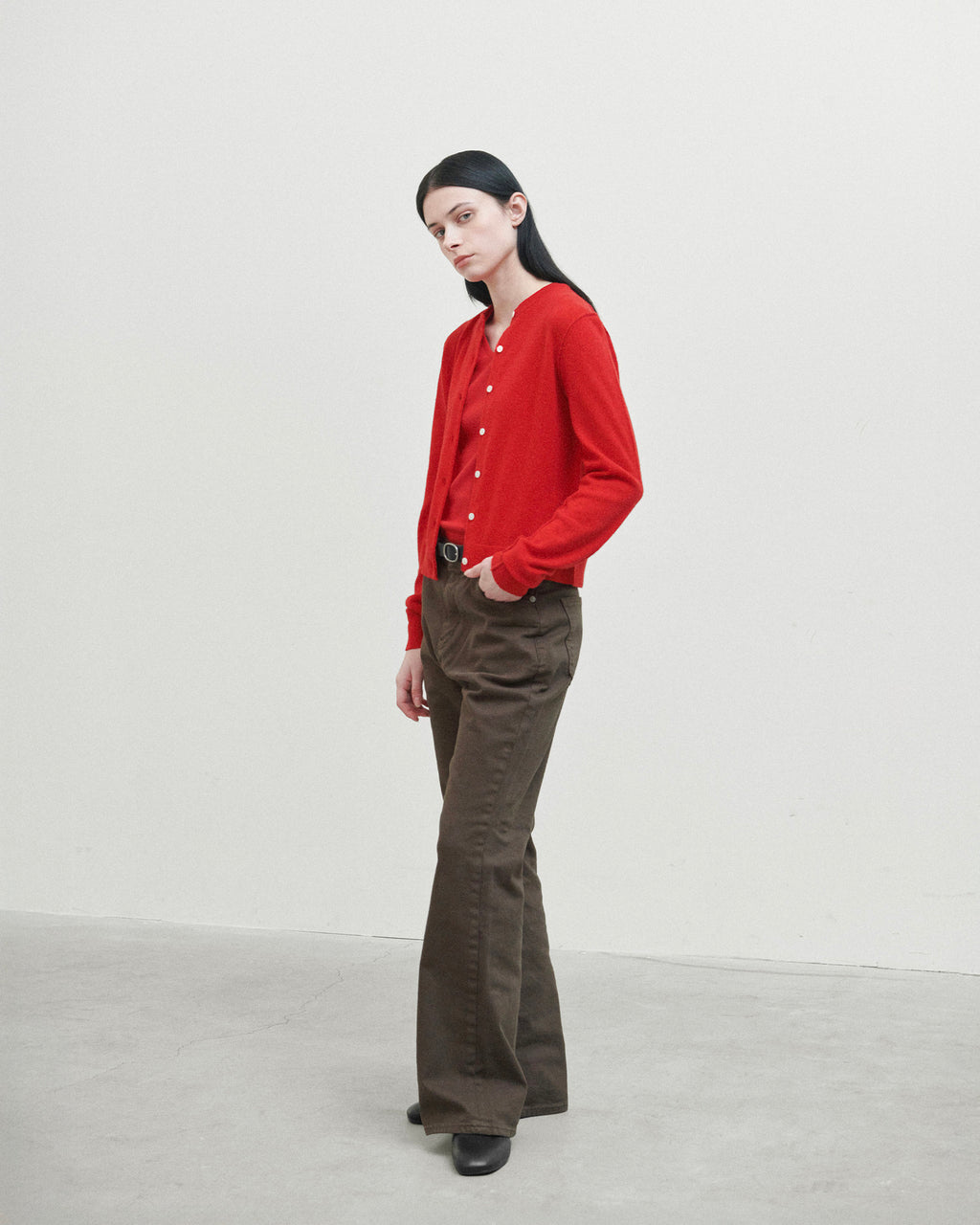 Brownyard - Soft Round Cardigan (Red) product image 4 | TRAB K-Fashion Australia