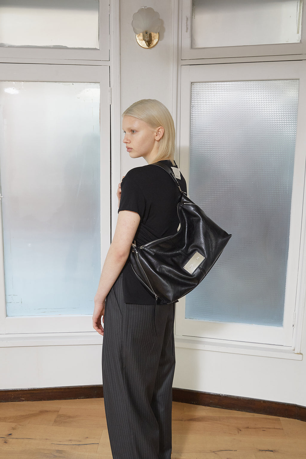 Matin Kim - Tied Detail String Top (Black) product image 15 | TRAB K-Fashion Australia