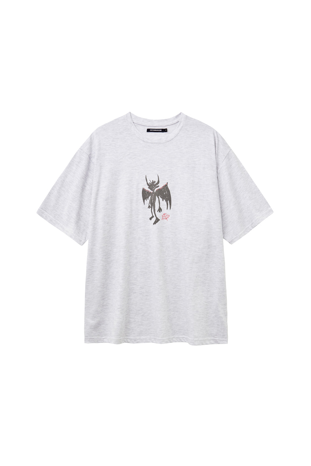 Hatchingroom - Devil Tee 1/2 1% (M.Grey) product image 1 | TRAB K-Fashion Australia
