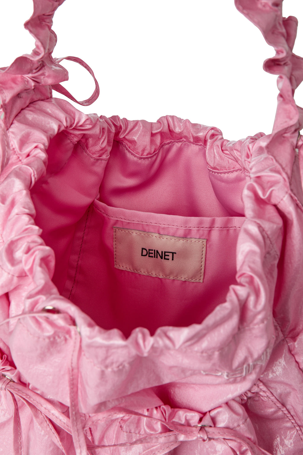 Deinet - Deinet Coating Shirring Bag (Pink) product image 7 | TRAB K-Fashion Australia