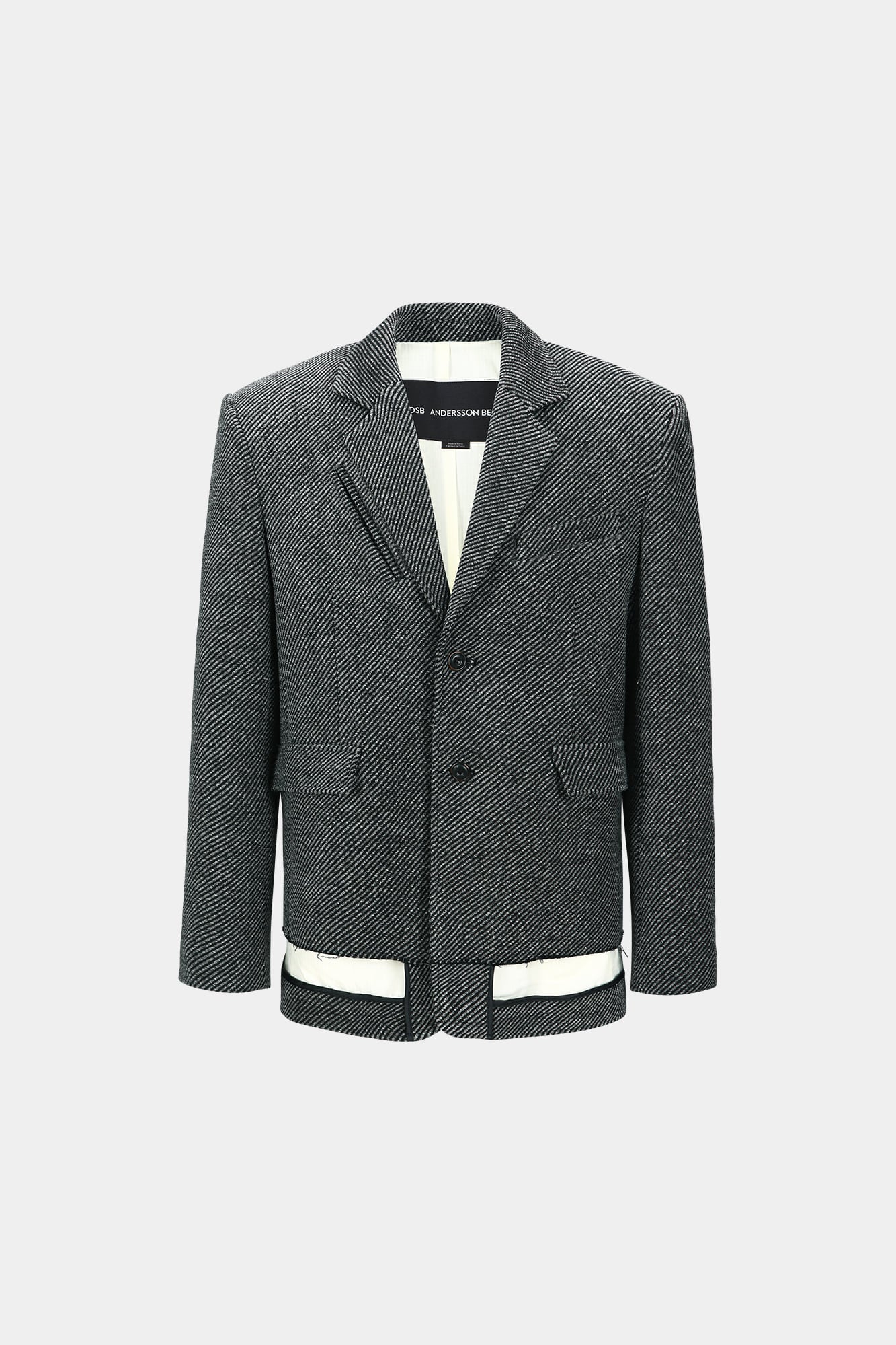 Andersson Bell - Unisex Inside-Out Wool Jacket (Grey) product image 16 | TRAB K-Fashion Australia