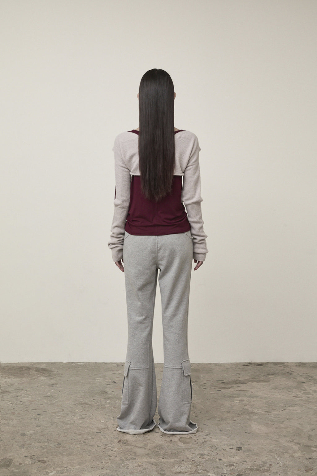 Matin Kim - Bolero Knit Muffler (Light Beige) product image 7 | TRAB K-Fashion Australia