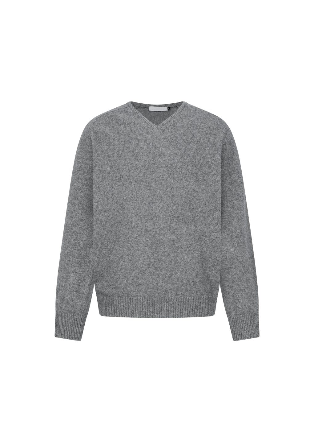 Amomento - Racoon v-neck knit (Grey) product image 8 | TRAB K-Fashion Australia