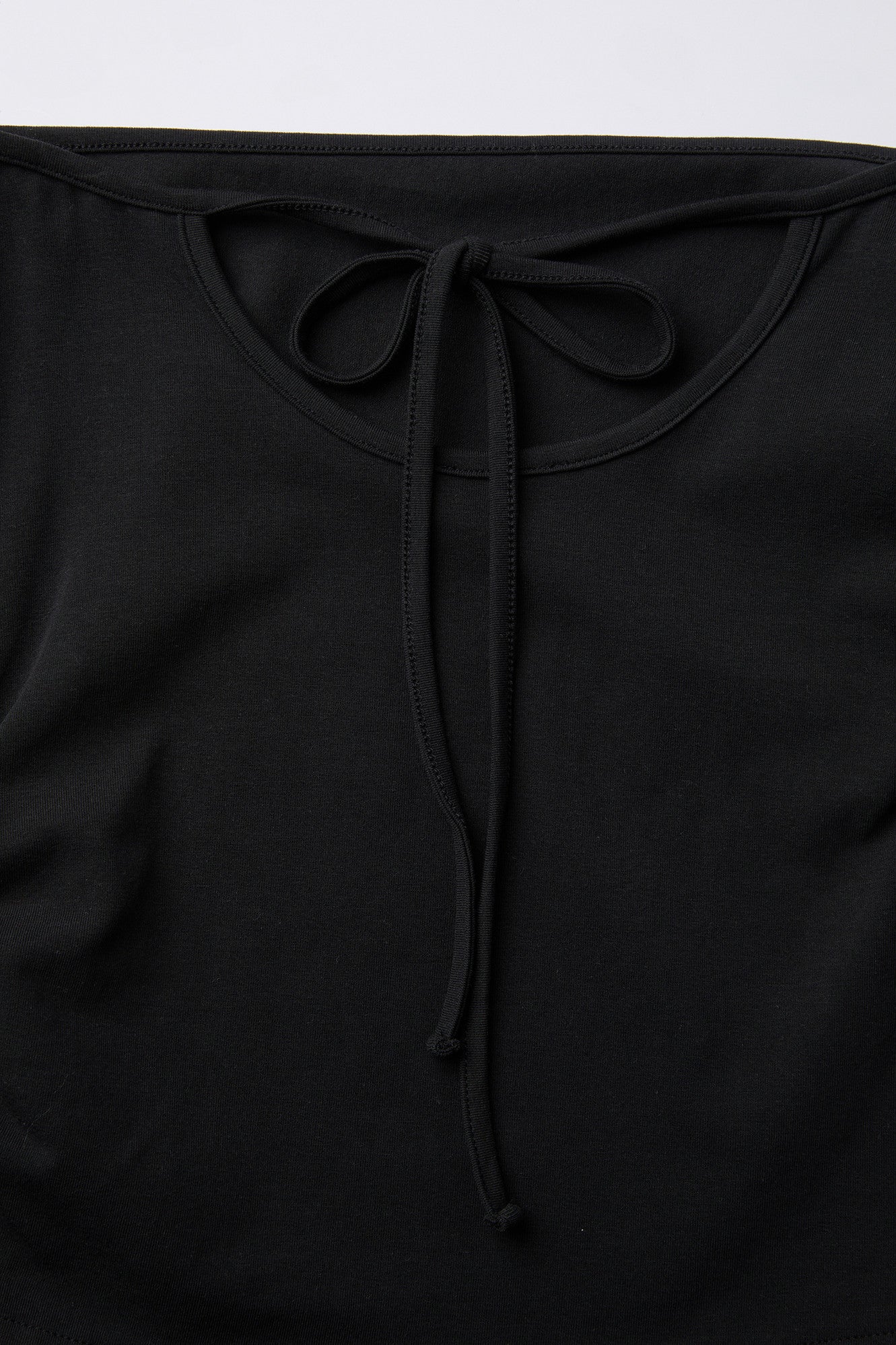 Coor - Back Strap Shirring Tube Top (Black) product image 6 | TRAB K-Fashion Australia