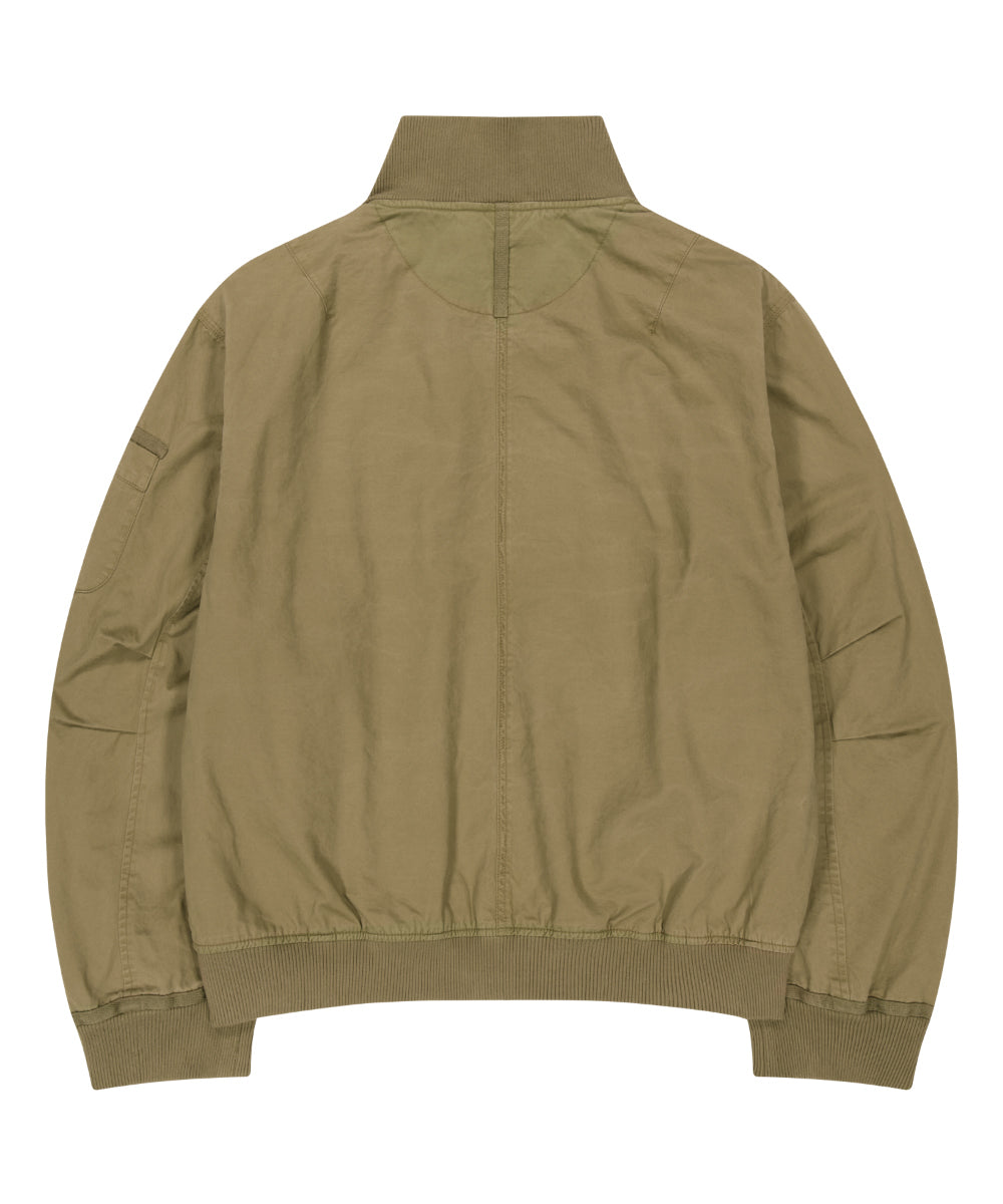 Coyseio - Dusty Cotton Bomber Jacket (Beige) product image 16 | TRAB K-Fashion Australia