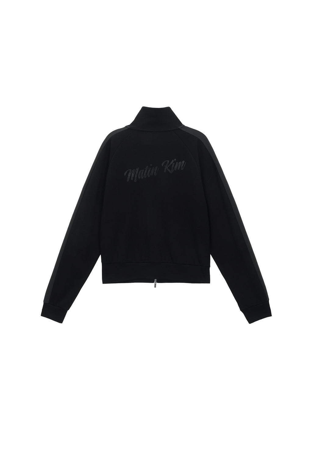 Matin Kim - Vintage Graphic Jersey Zip Up (Black) product image 1 | TRAB K-Fashion Australia