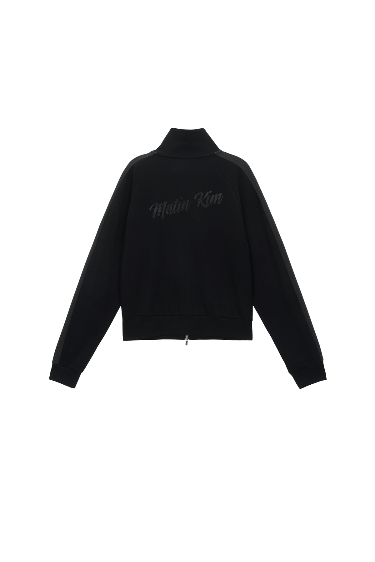Matin Kim - Vintage Graphic Jersey Zip Up (Black) product image 1 | TRAB K-Fashion Australia