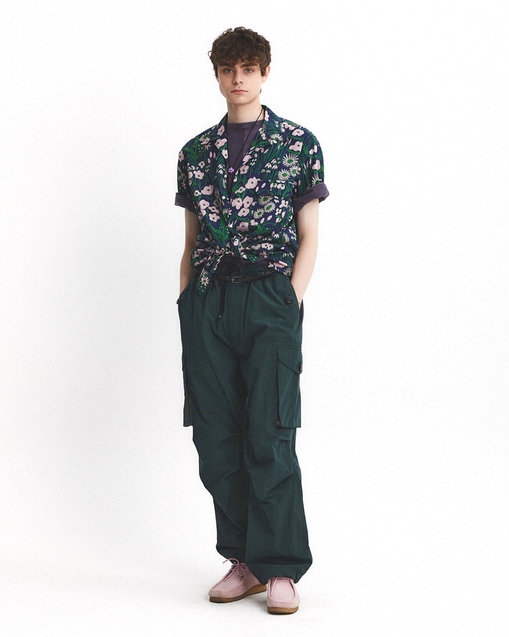 Eastlogue - Combat Easy Pants (Blue Green) product image 4 | TRAB K-Fashion Australia