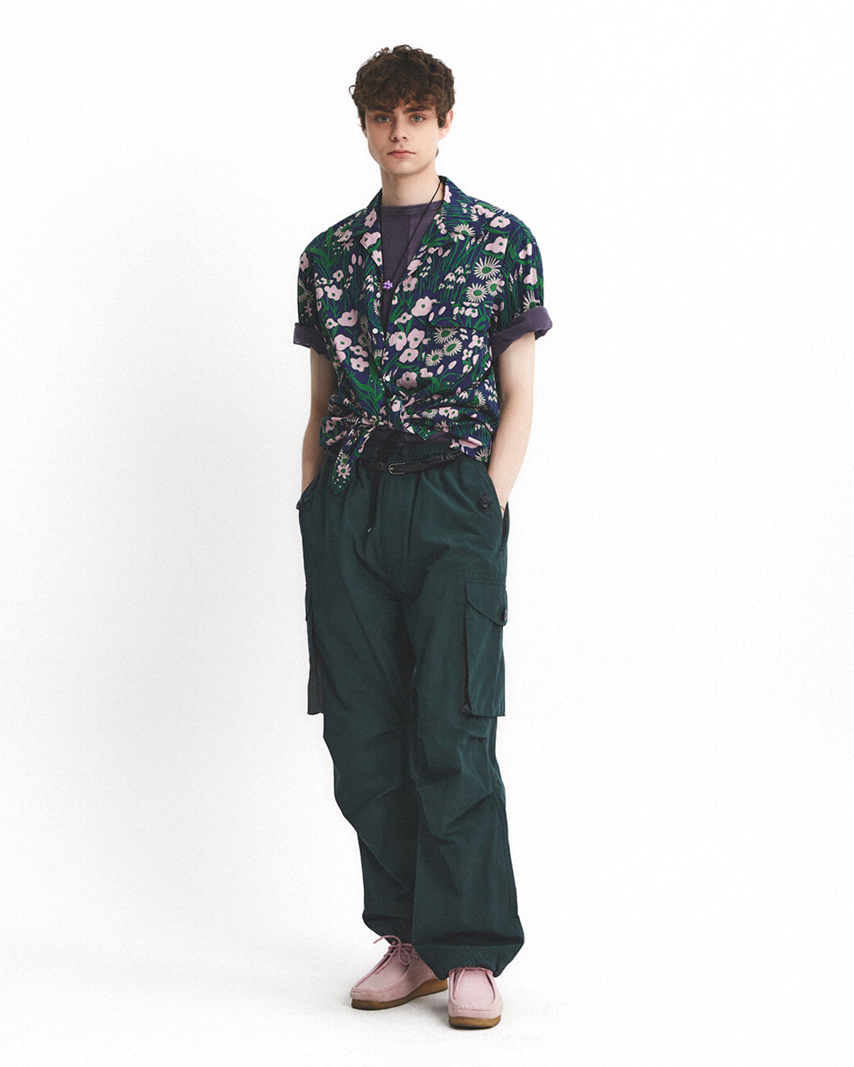 Eastlogue - Combat Easy Pants (Blue Green) product image 4 | TRAB K-Fashion Australia