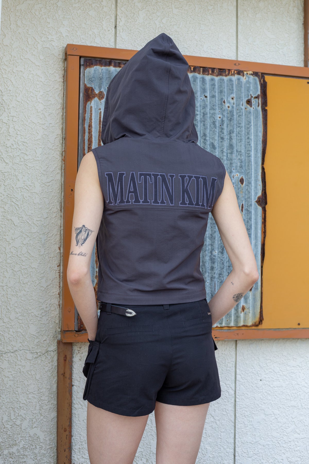 Matin Kim - Big Pocket Volume Shorts (Black) product image 9 | TRAB K-Fashion Australia