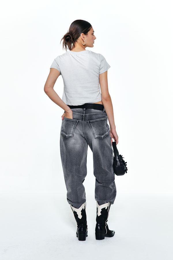 Deinet - Faded Straight Denim (Light Black) product image 7 | TRAB K-Fashion Australia