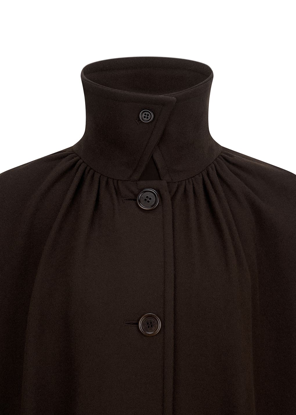 Amomento - shirring coat (Brown) product image 12 | TRAB K-Fashion Australia