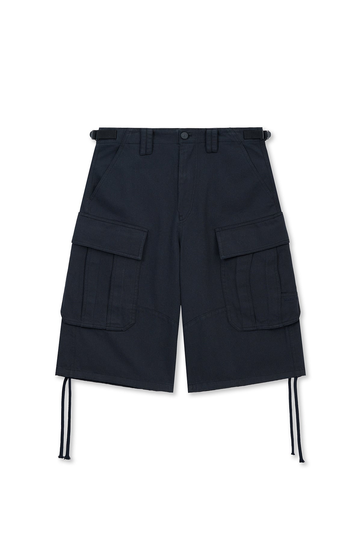 Matin Kim - Utility Cargo Bermuda Pants (Navy) product image 1 | TRAB K-Fashion Australia