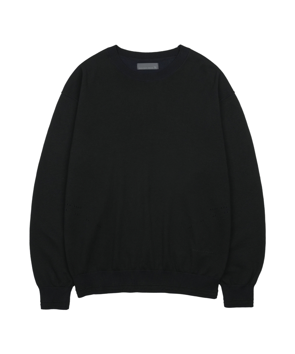 San San Gear - Scale Rib Knit (Black) product image 4 | TRAB K-Fashion Australia
