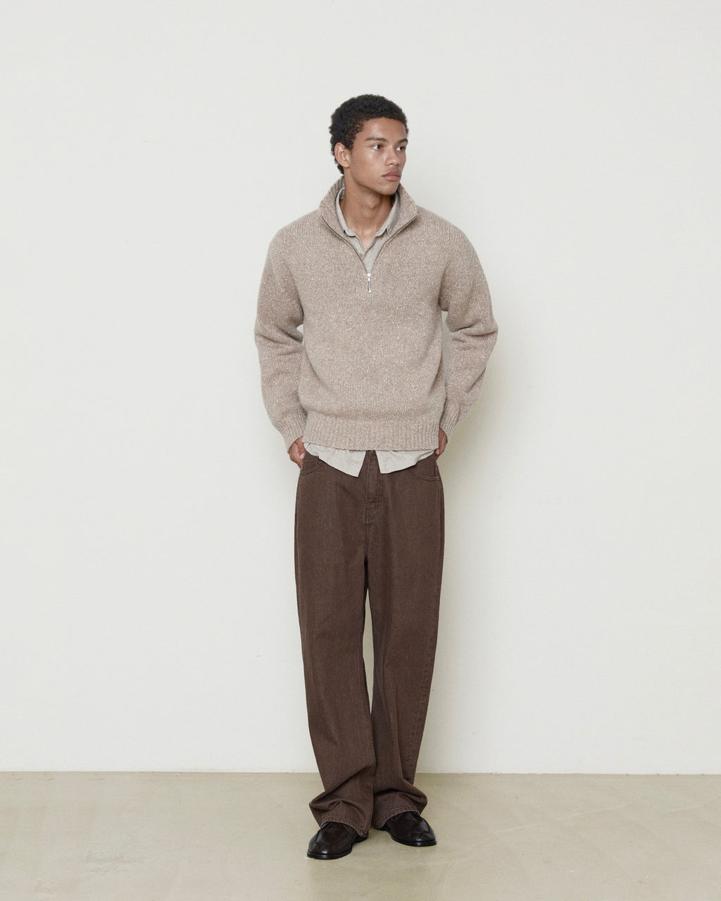 Brownyard - 5p Straight Denim (Brown) product image 1 | TRAB K-Fashion Australia