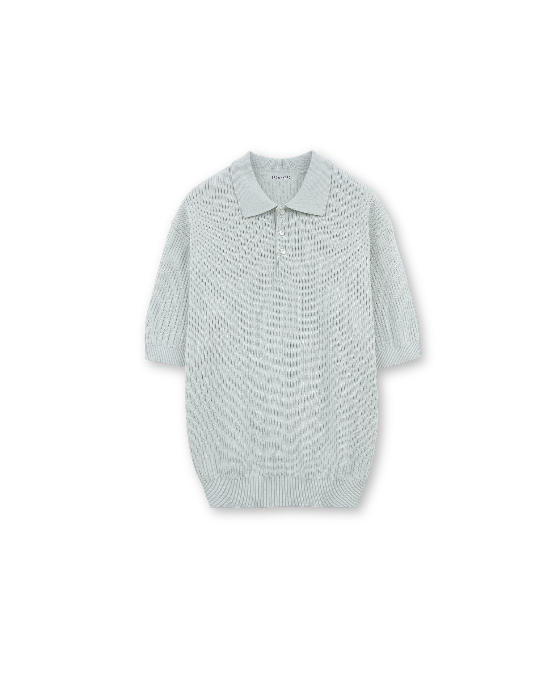 Brownyard - Knit Polo Shirt (Mint) product image 3 | TRAB K-Fashion Australia