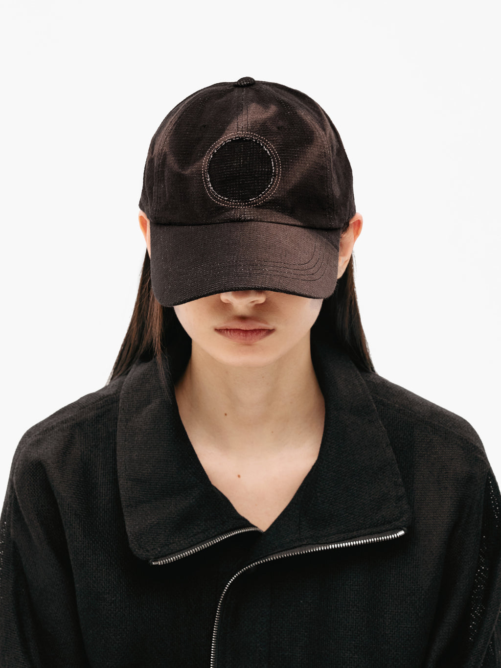 Jiyong Kim - Sun-Bleached Sun Cap (Black) product image 4 | TRAB K-Fashion Australia