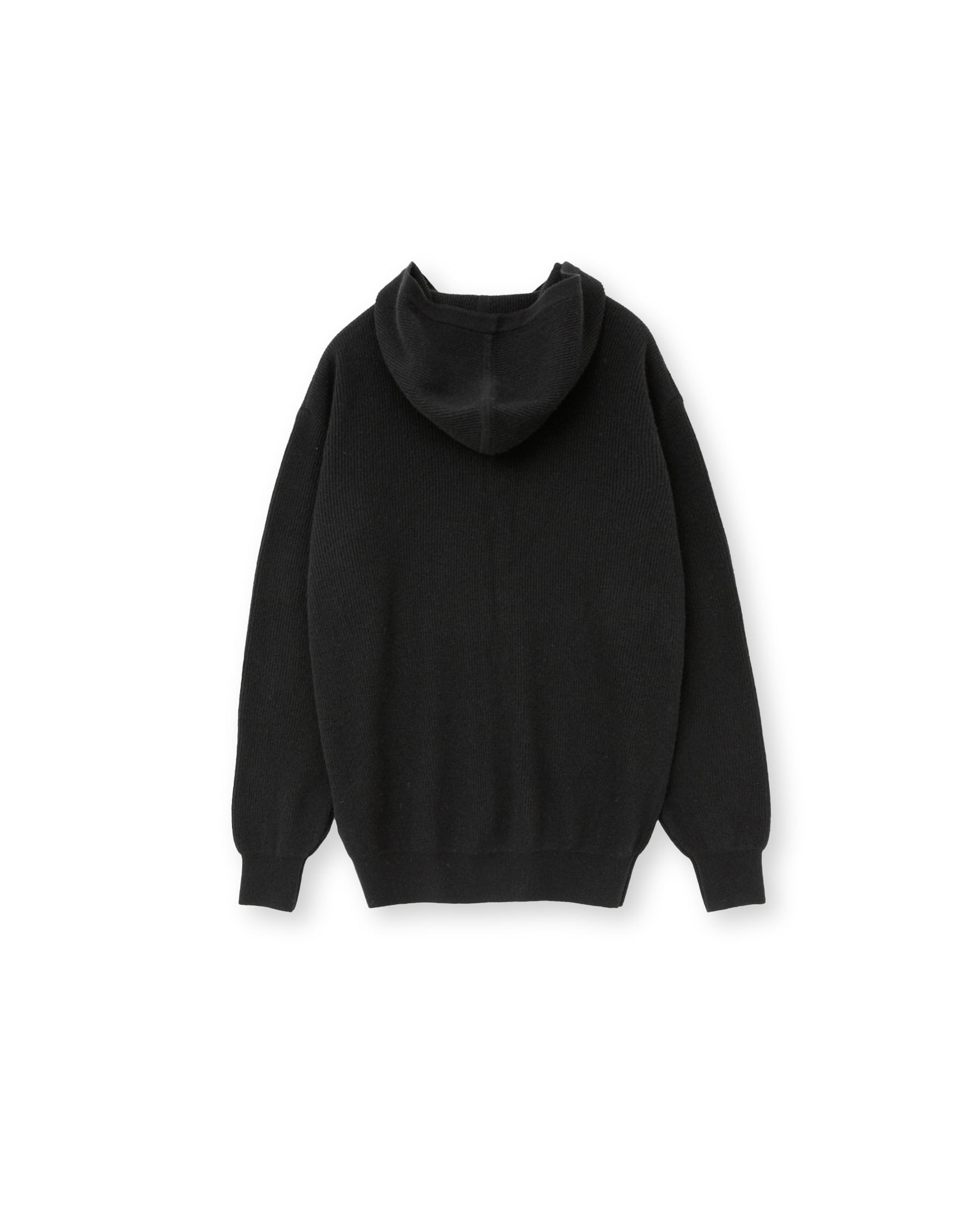 Brownyard - Cashmere Hood Half Zip Up (Black) product image 4 | TRAB K-Fashion Australia