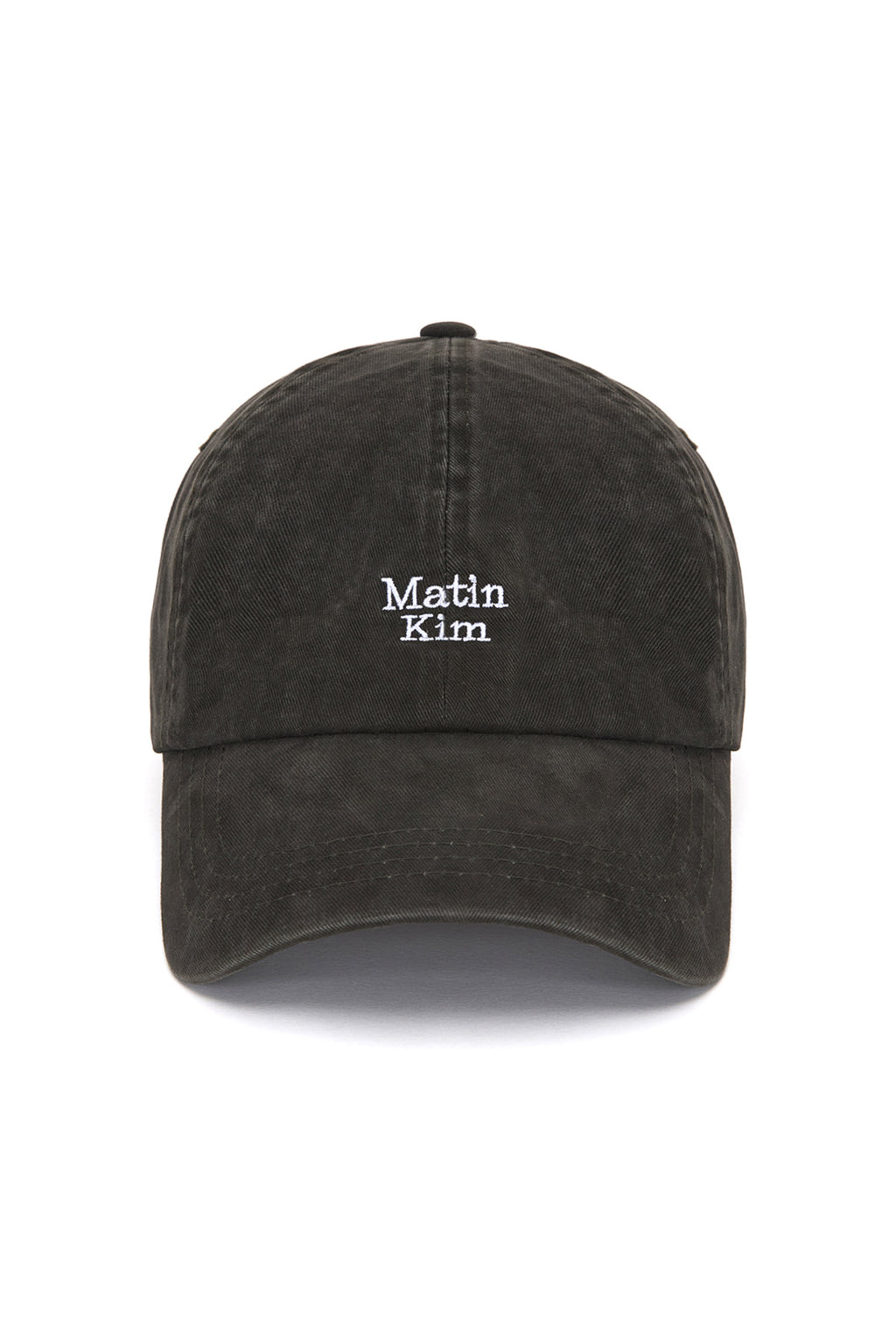 Matin Kim - Matin Mini Logo Ball Cap (Charcoal) product image 1 | TRAB K-Fashion Australia