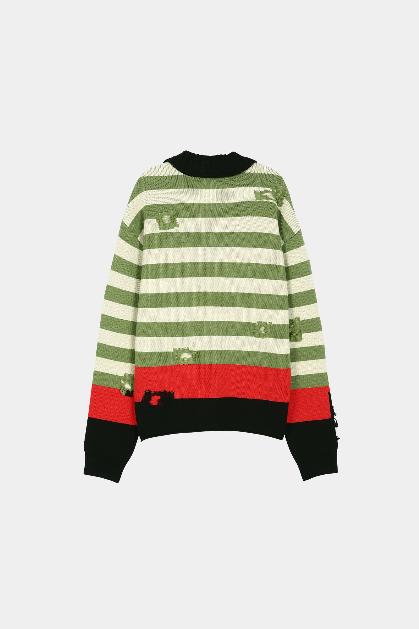Andersson Bell - Stripe Damaged Polo Sweater (Multi) product image 9 | TRAB K-Fashion Australia