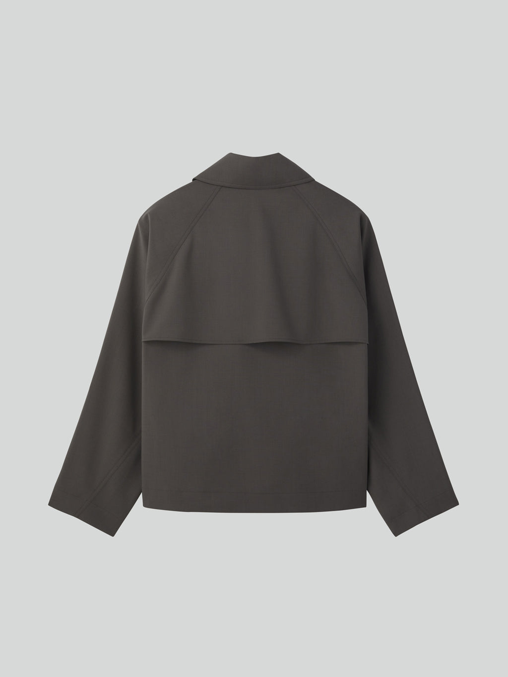 Recto - Muffler Wrap Coat (Sepia Grey) product image 5 | TRAB K-Fashion Australia