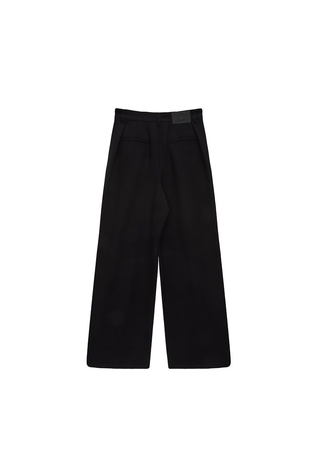 Matin Kim - Tuck Pocket Point Wide Pants (Black) product image 2 | TRAB K-Fashion Australia