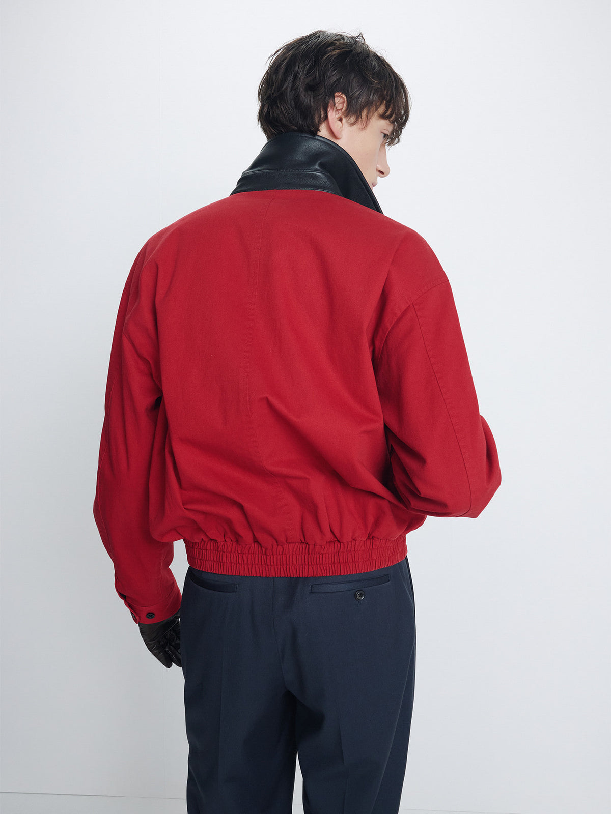 Tonywack - Garment Washed Cotton Blouson (Red) product image 8 | TRAB K-Fashion Australia