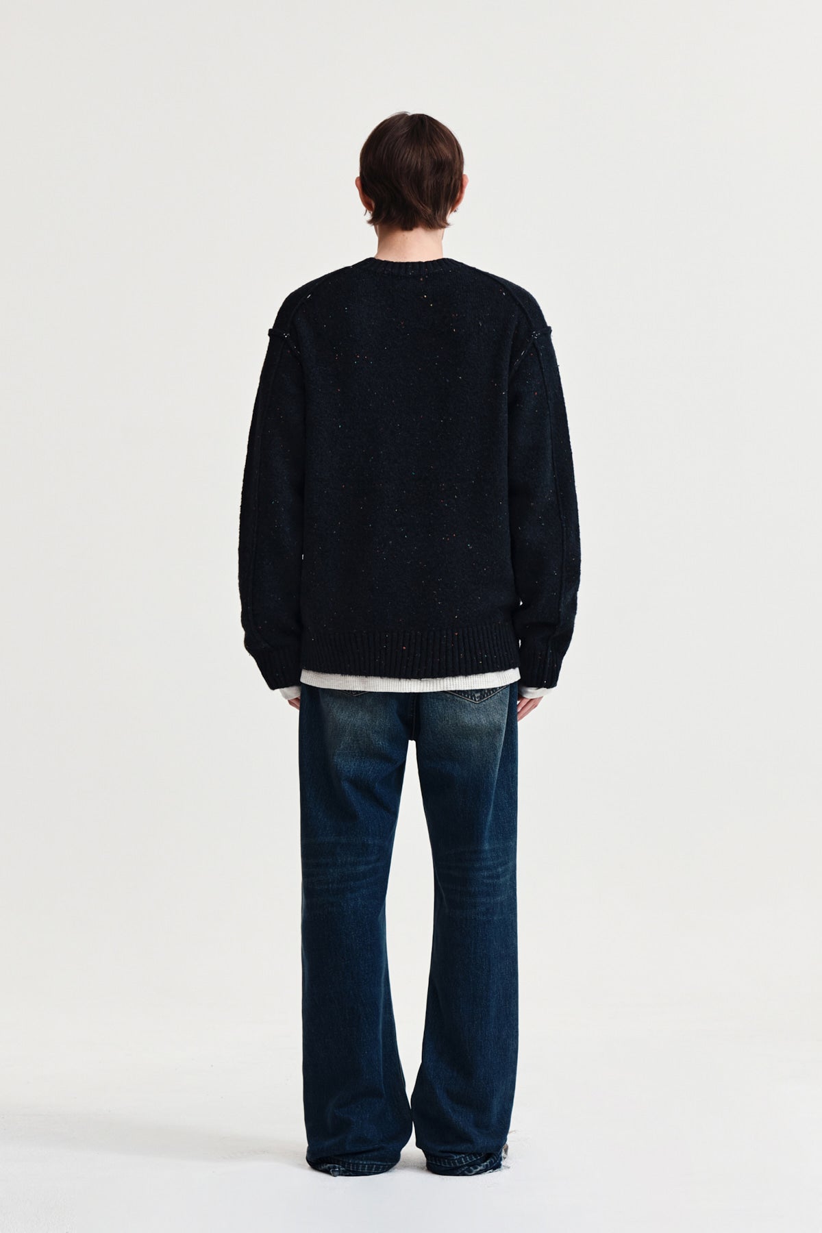 Matin Kim - Washed Flare Denim Pants (Blue) product image 7 | TRAB K-Fashion Australia