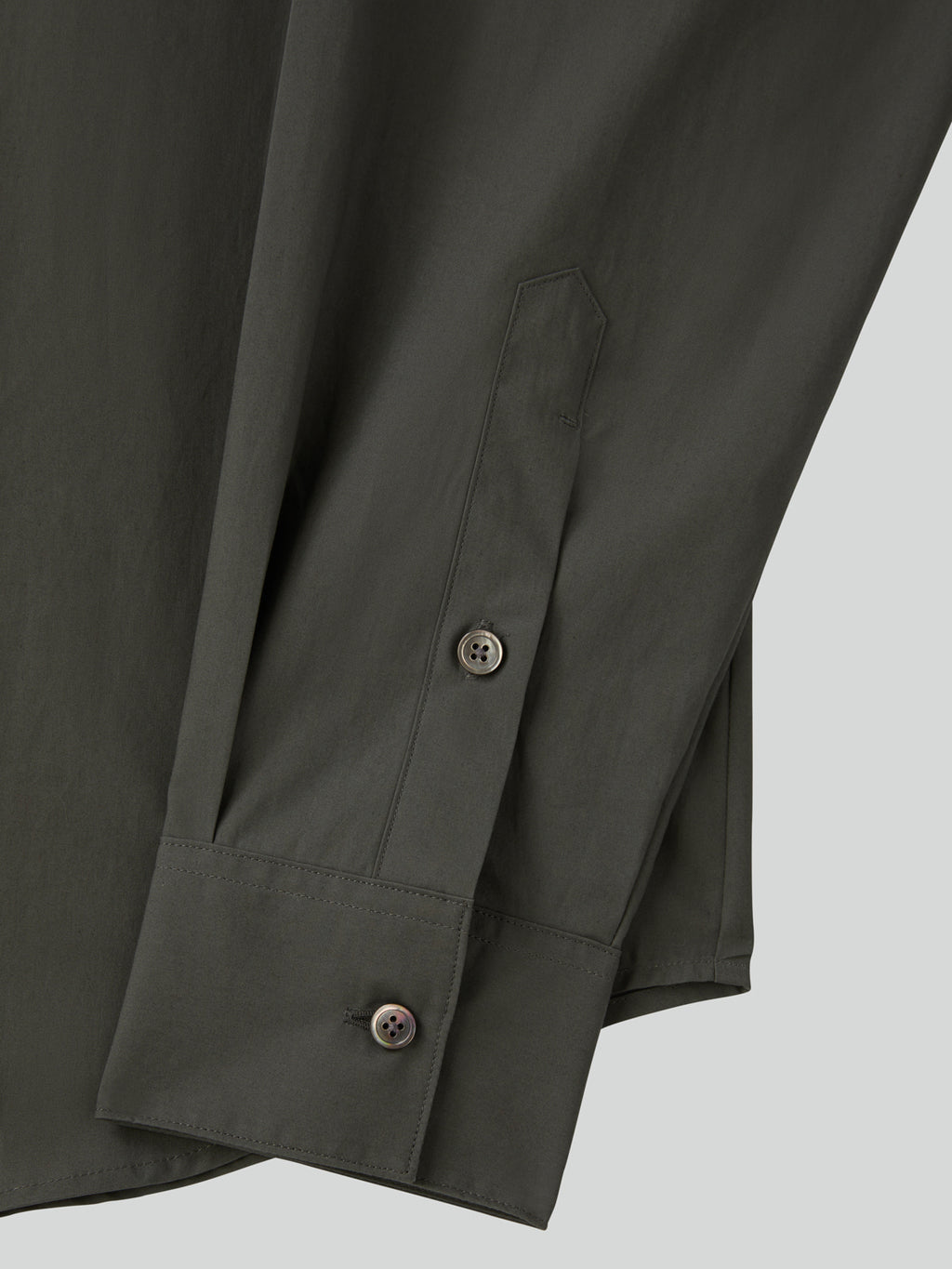 Recto - Powdery Cotton Classic Shirt (Khakish Grey) product image 12 | TRAB K-Fashion Australia