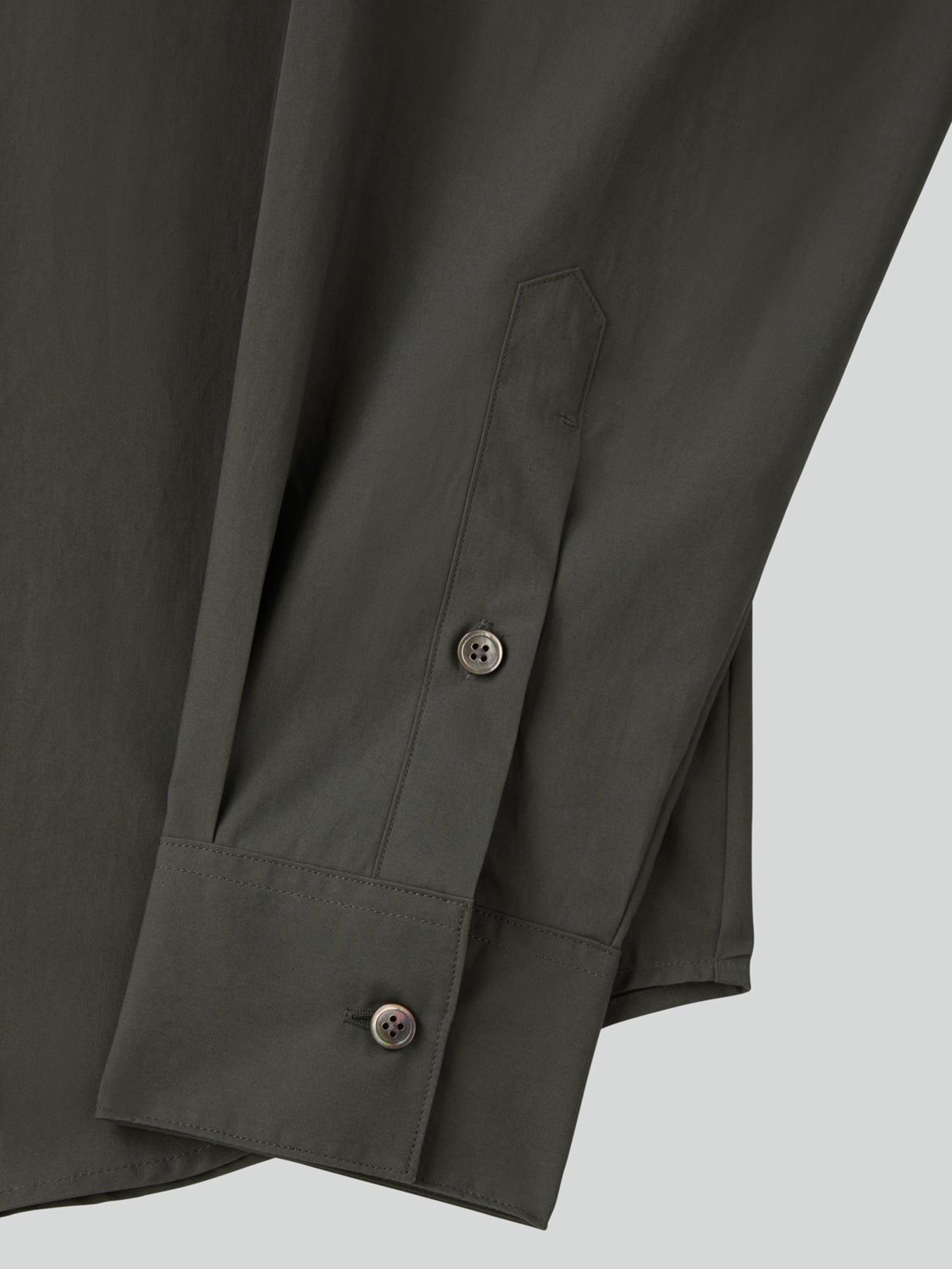 Recto - Powdery Cotton Classic Shirt (Khakish Grey) product image 12 | TRAB K-Fashion Australia
