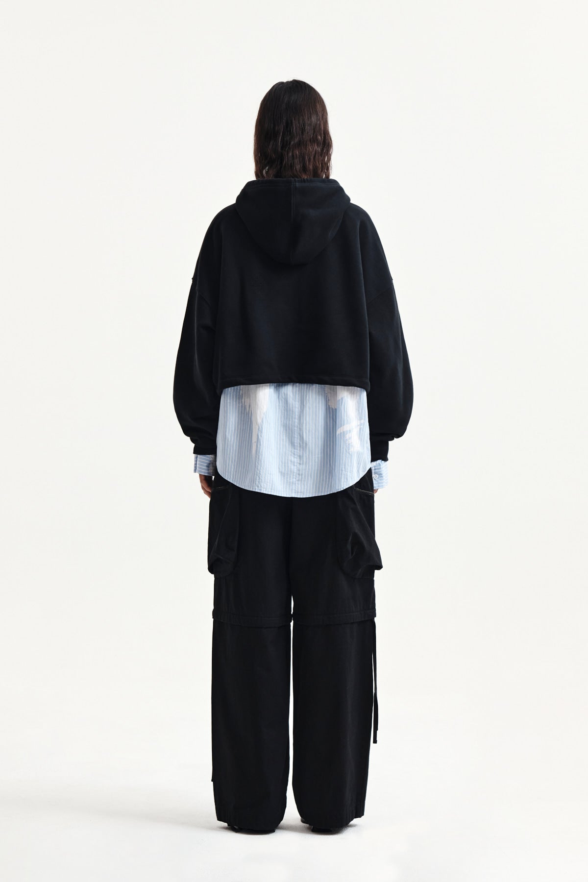 Matin Kim - Detachable Cargo Pants (Black) product image 7 | TRAB K-Fashion Australia