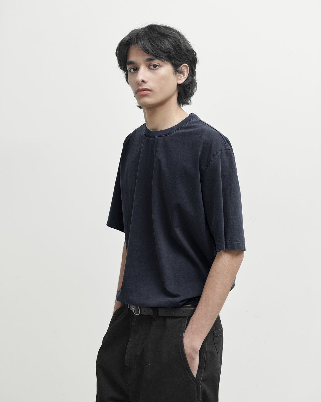 Brownyard - Washed T Shirt (Black) product image 1 | TRAB K-Fashion Australia