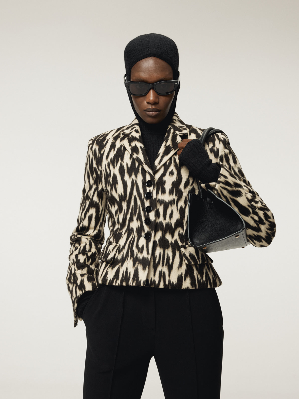 Recto - Leopard Short Jacket (Dark Brown) product image 9 | TRAB K-Fashion Australia