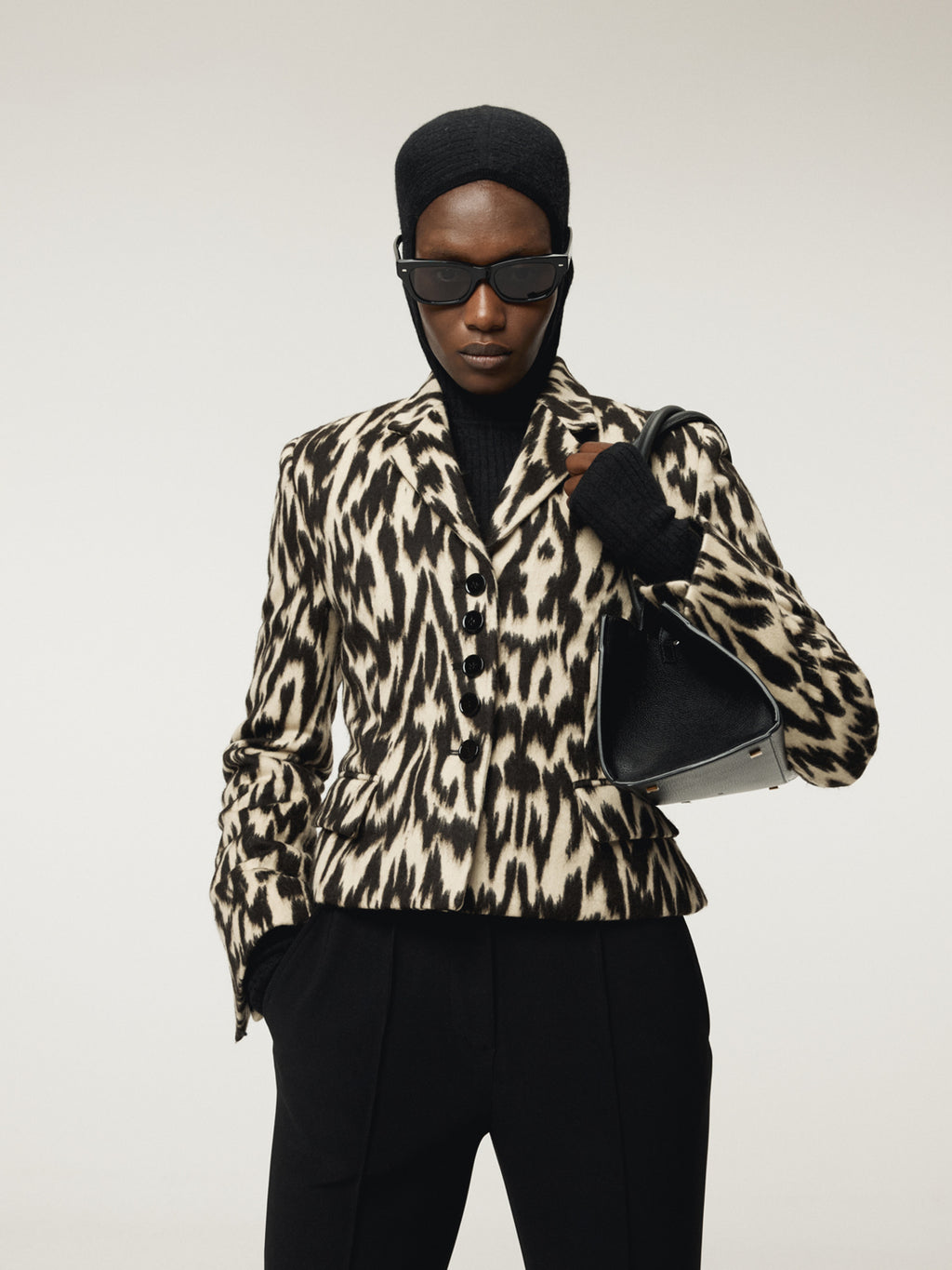 Recto - Leopard Short Jacket (Dark Brown) product image 9 | TRAB K-Fashion Australia