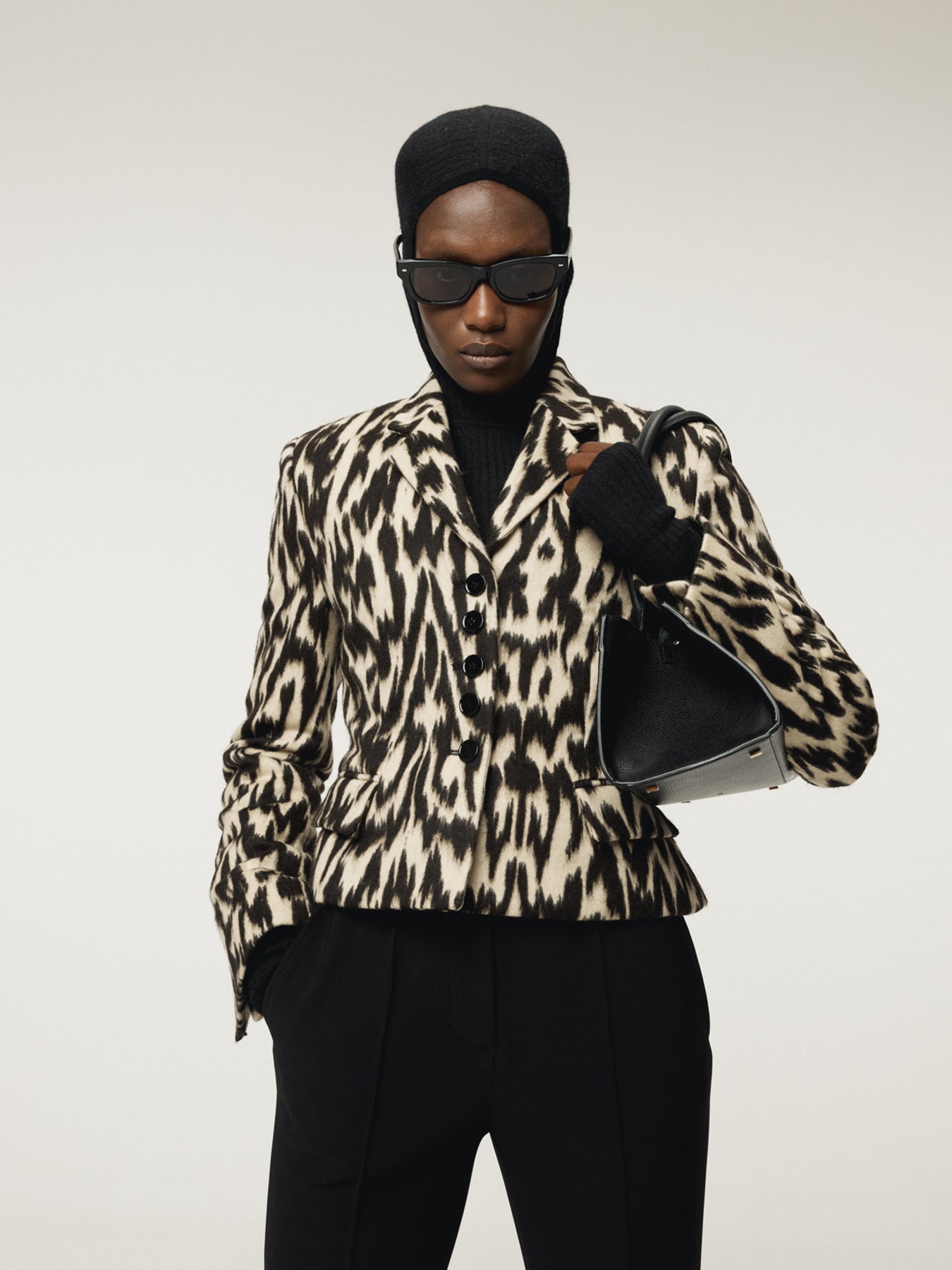 Recto - Leopard Short Jacket (Dark Brown) product image 9 | TRAB K-Fashion Australia