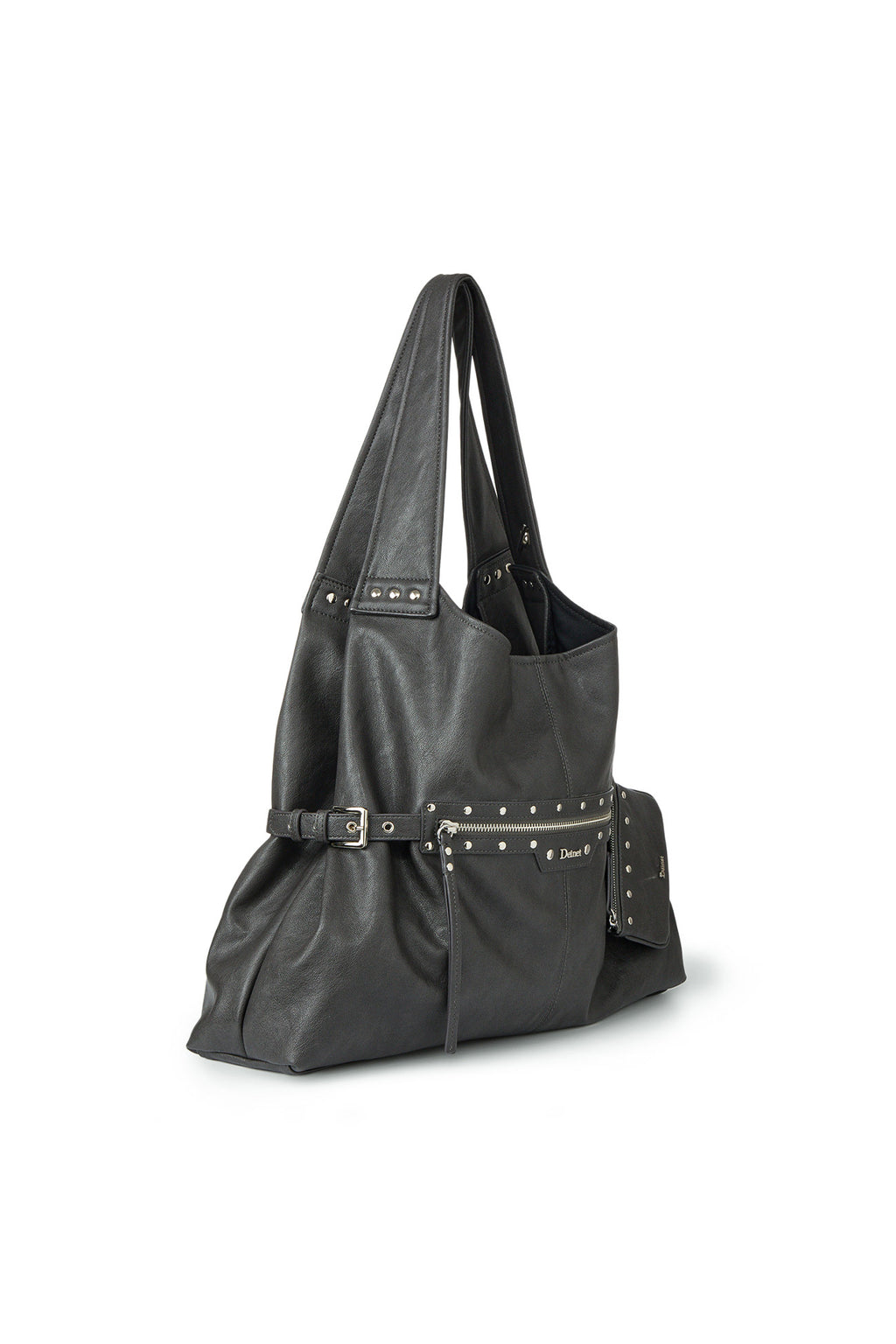 Deinet - Stud Detail Point Pocket Bag (Grey) product image 8 | TRAB K-Fashion Australia