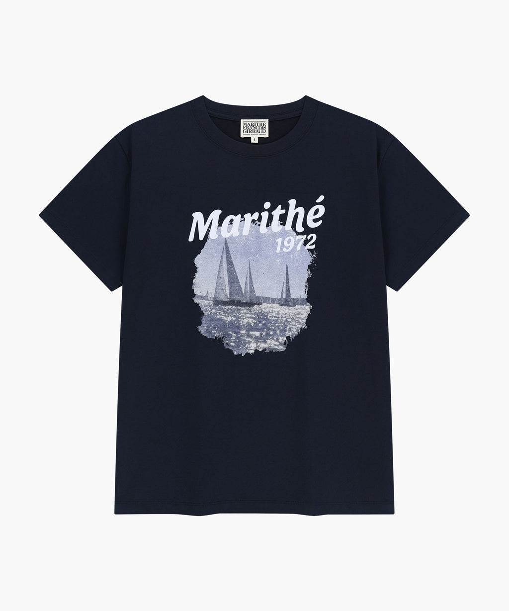 Marithe & Francois Girbaud - Aerocool Vacance Graphic Tee (Dark Navy) product image 6 | TRAB K-Fashion Australia