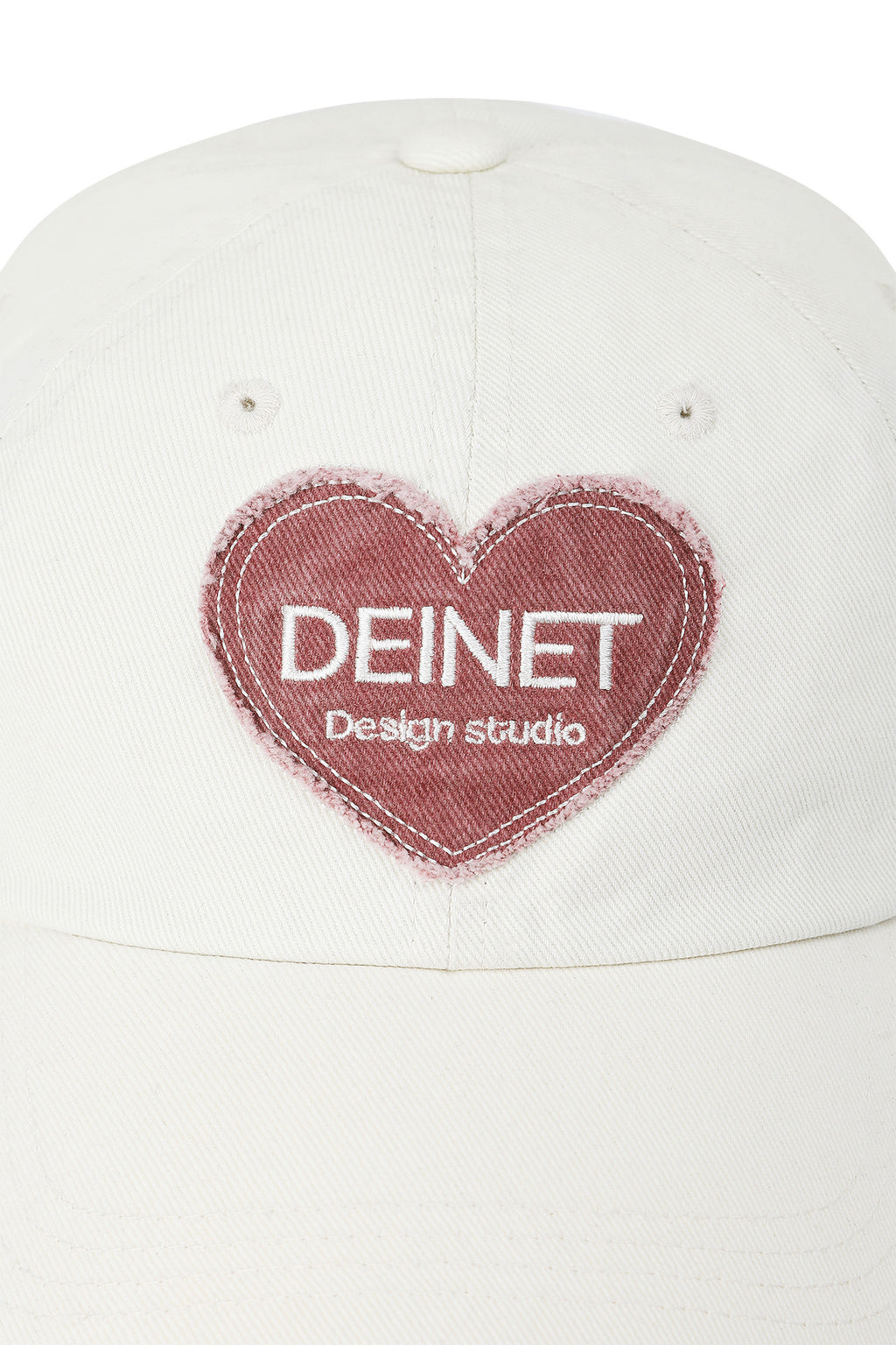 Deinet - Design Studio Washing Heart Ballcap (Ivory) product image 4 | TRAB K-Fashion Australia