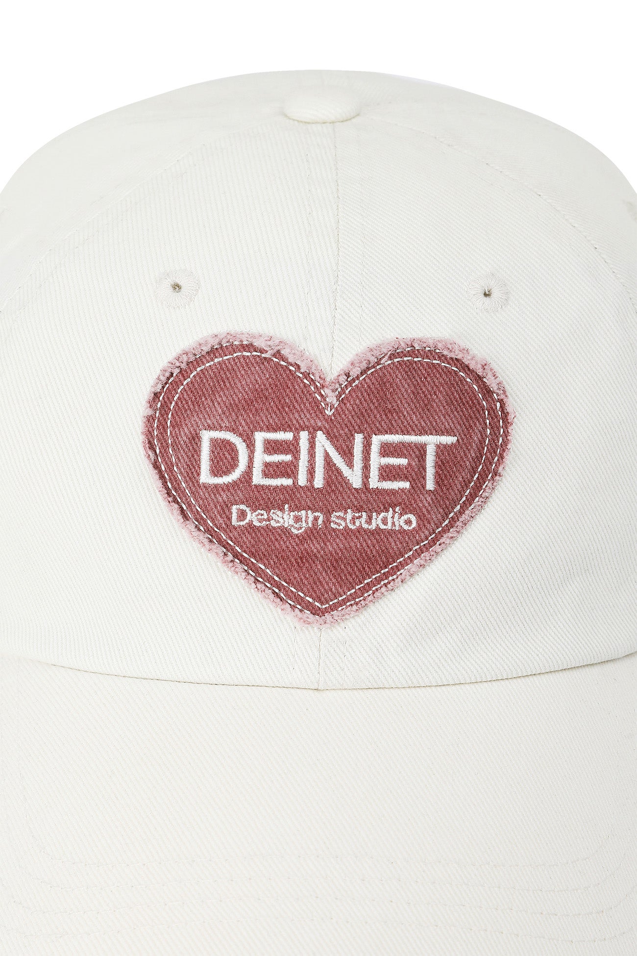 Deinet - Design Studio Washing Heart Ballcap (Ivory) product image 4 | TRAB K-Fashion Australia