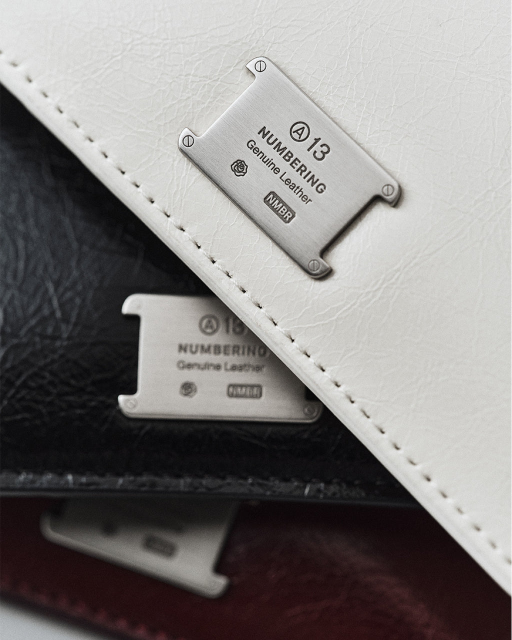 Numbering - Crackled Leather Wallet #1056 product image 2 | TRAB K-Fashion Australia